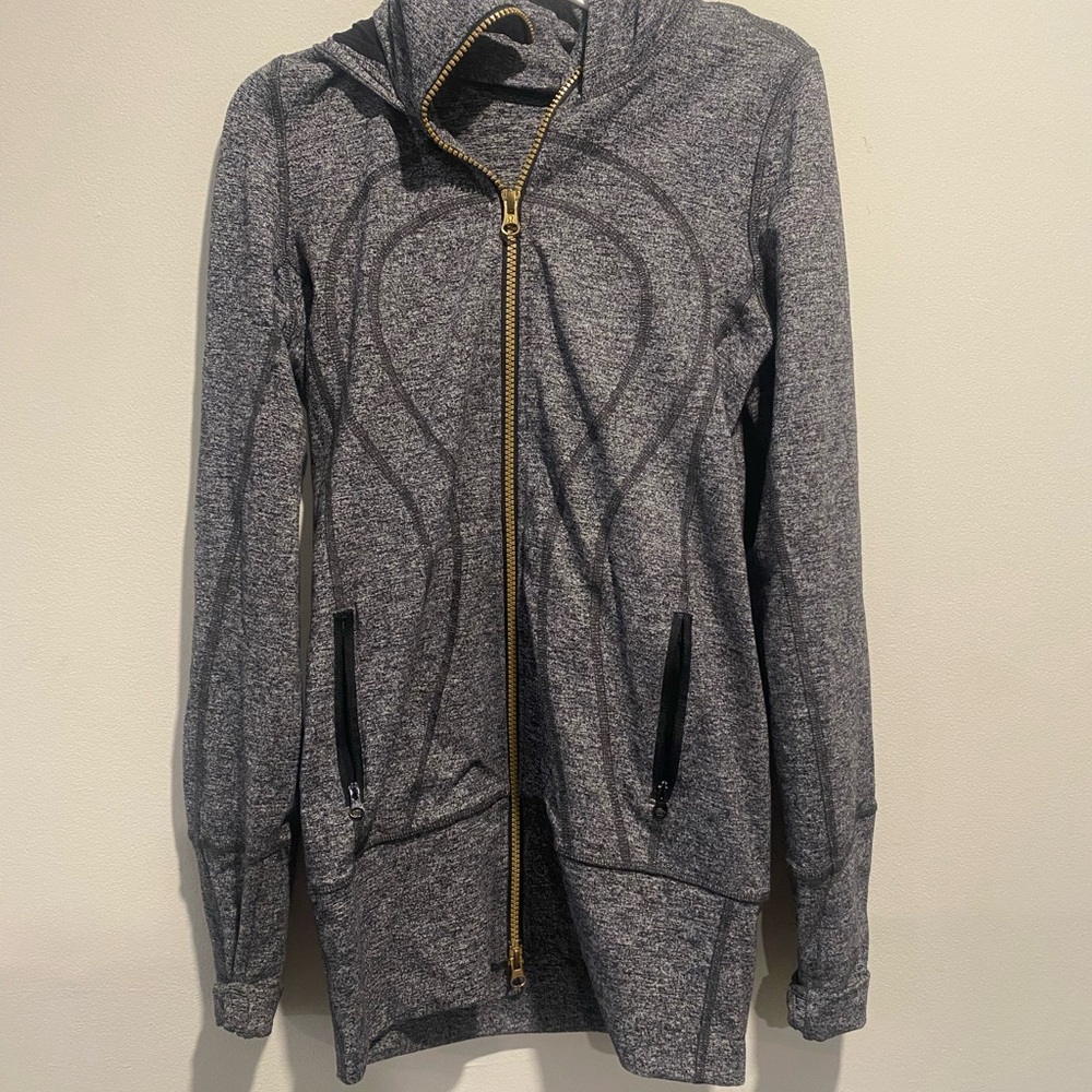 Lululemon Athletica Gray Zip-Up Utility Jacket